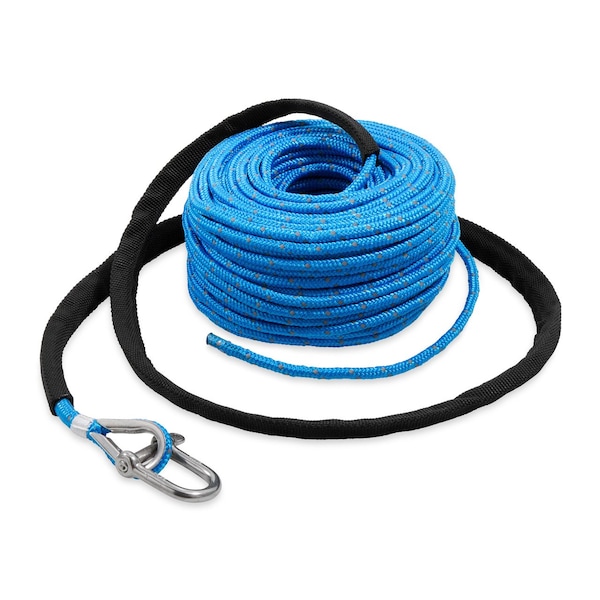 Camco ANCHOR ROPE, 5MM X 100FT, SS SHACKLE 69080 - main